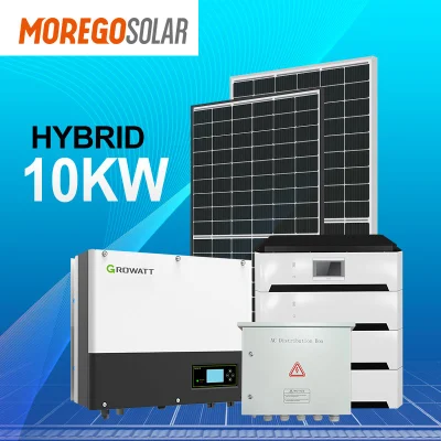 Sistema de energía solar Moregosolar Inicio 10kw 5kw Banco de energía de almacenamiento para el hogar eléctrico