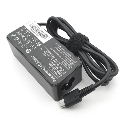 Tipo de alta calidad adaptador 45W 20V 2.25A del cargador del ordenador portátil de C del OEM USB para el cuaderno de Lenovo Chromebook