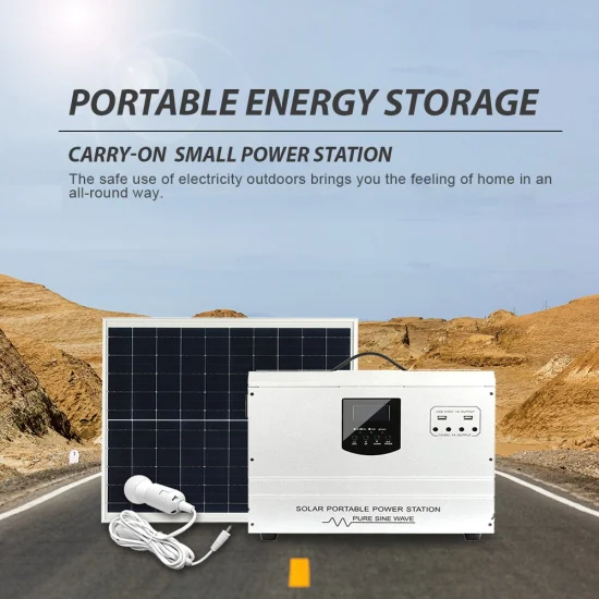 Banco portátil de energía solar ODM de 2000W con diversa demanda de energía con panel solar